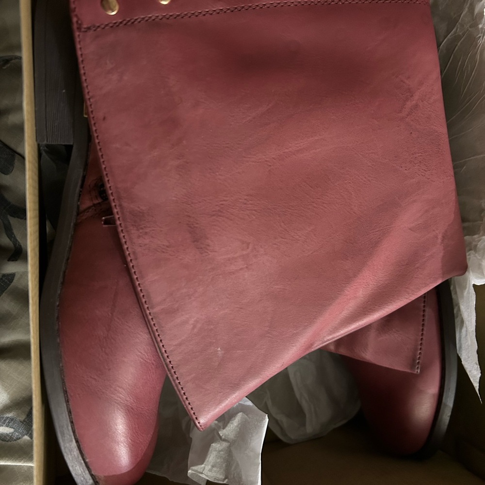 Cloudwalkers Burgundy Knee-High Boots - Picture 4 of 6